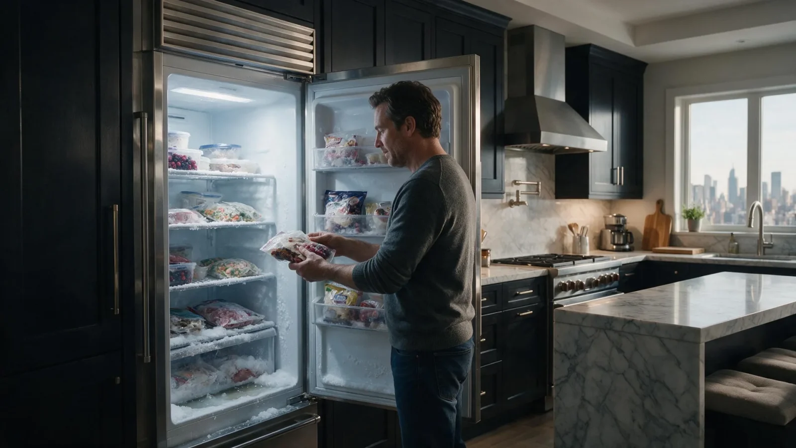 Freezer not freezing in a premium kitchen