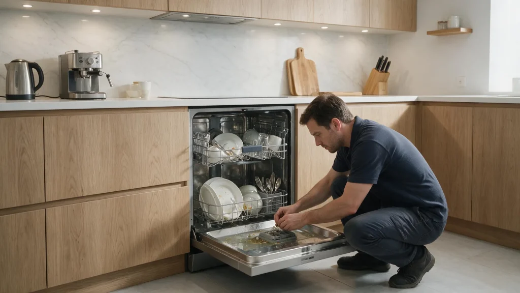 Standing Water in a Dacor Dishwasher: The Drain Problem Is Usually a Sequence, Not a Single Part
