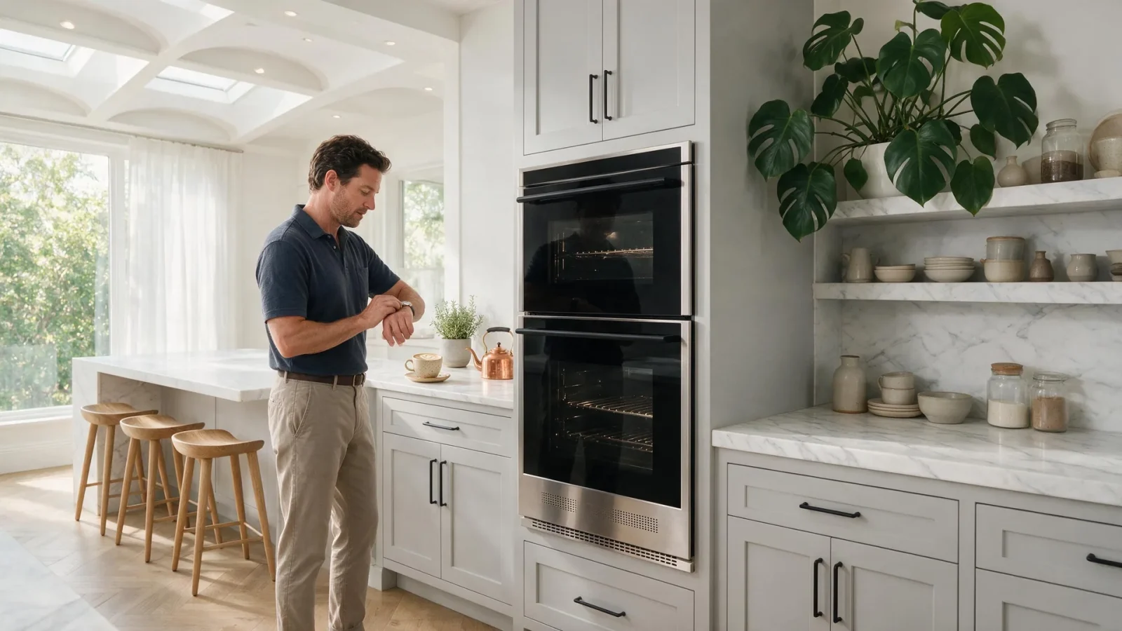Oven takes too long to preheat in a premium kitchen