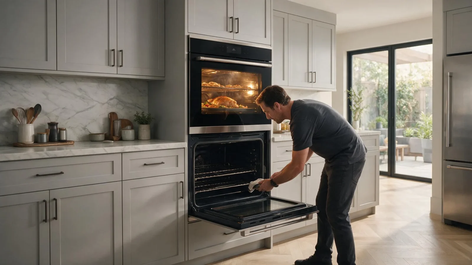 Double oven one oven not heating in a premium kitchen