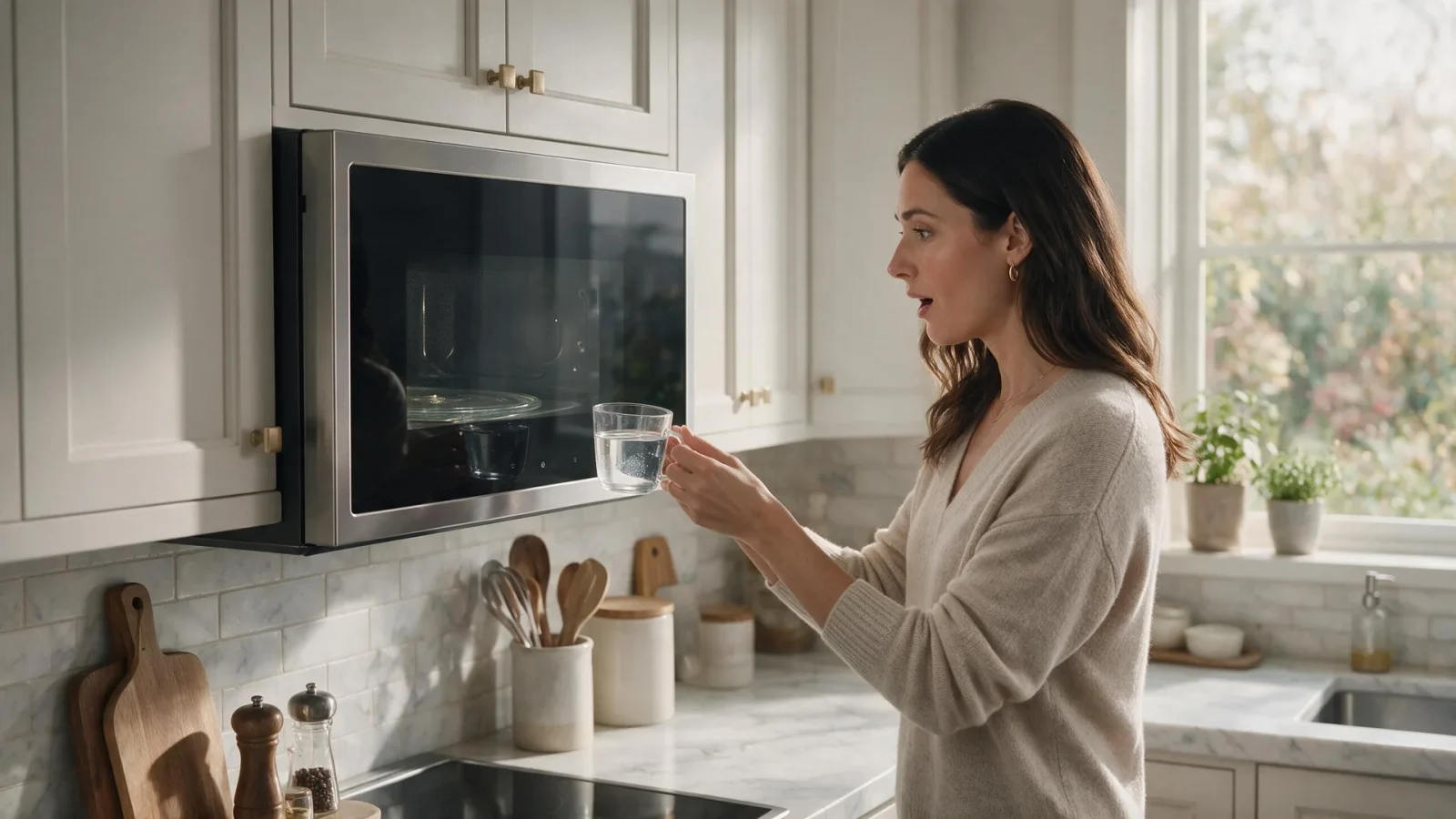 Microwave not heating in a premium kitchen